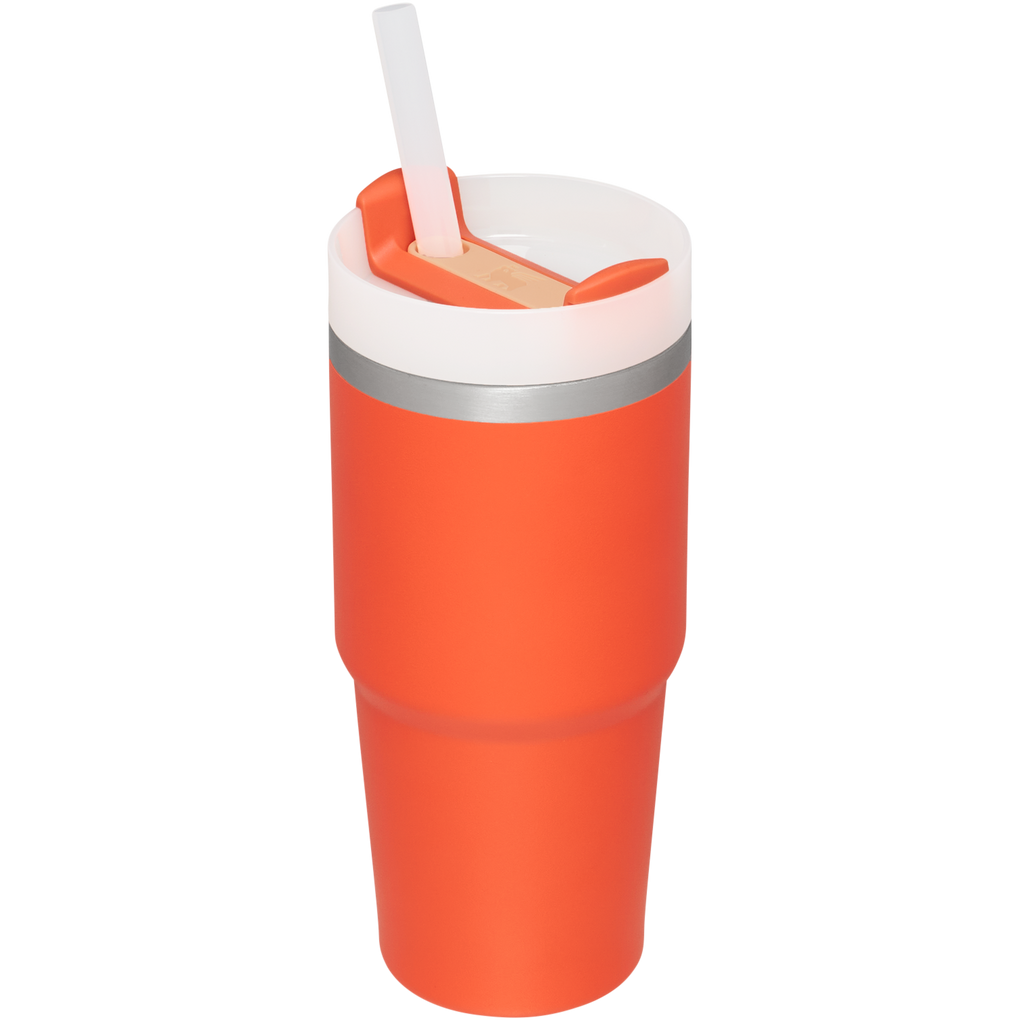 Double-Wall Vacuum The Quencher H2.0 Flowstate Tumbler  | Stanley Create D329E - Double-Wall Vacuum Insulated Travel Tumbler with Straw Detail
