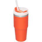 Double-Wall Vacuum The Quencher H2.0 Flowstate Tumbler  | Stanley Create D329E - Double-Wall Vacuum Insulated Travel Tumbler with Straw Detail