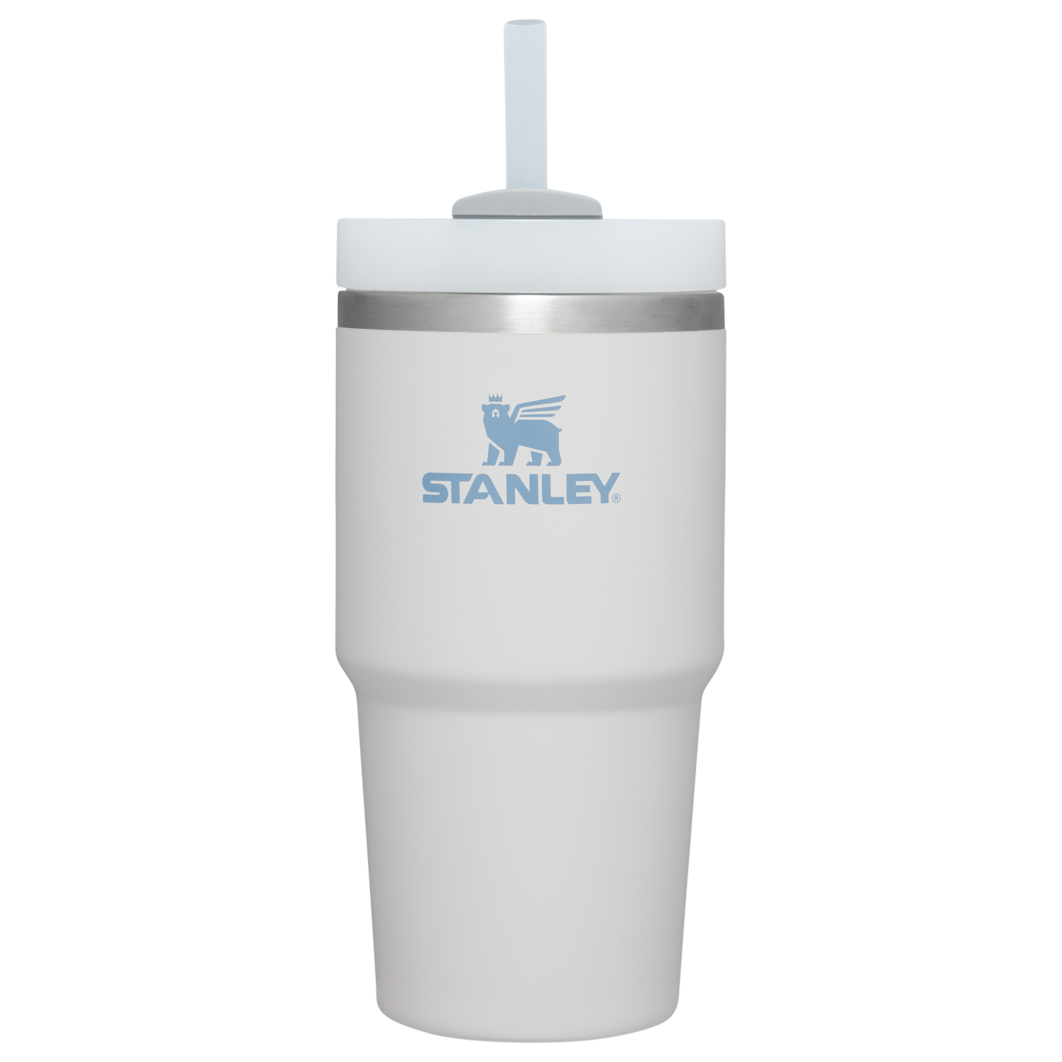 Splash-Resistant FlowState The Quencher H2.0 Flowstate Tumbler | Stanley Create D330L - FlowState 3-Position Lid Insulated Travel Mug - Fog