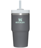 Splash-Resistant FlowState The Quencher H2.0 Flowstate Tumbler | Stanley Create D330L - FlowState 3-Position Lid Insulated Travel Mug - Charcoal