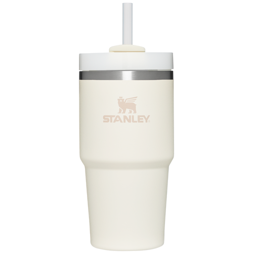 Car-Cup Friendly The Quencher H2.0 Flowstate Tumbler D030T - Double-Wall Vacuum Insulated Travel Tumbler with Straw - Cream