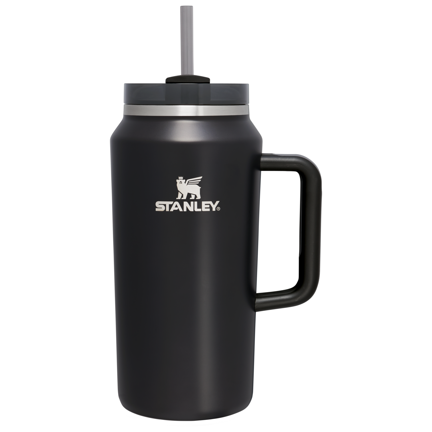 Insulated Travel The Quencher H2.0 Flowstate Tumbler D365U - Double-Wall Vacuum Insulated Travel Tumbler with Straw - Black Glow