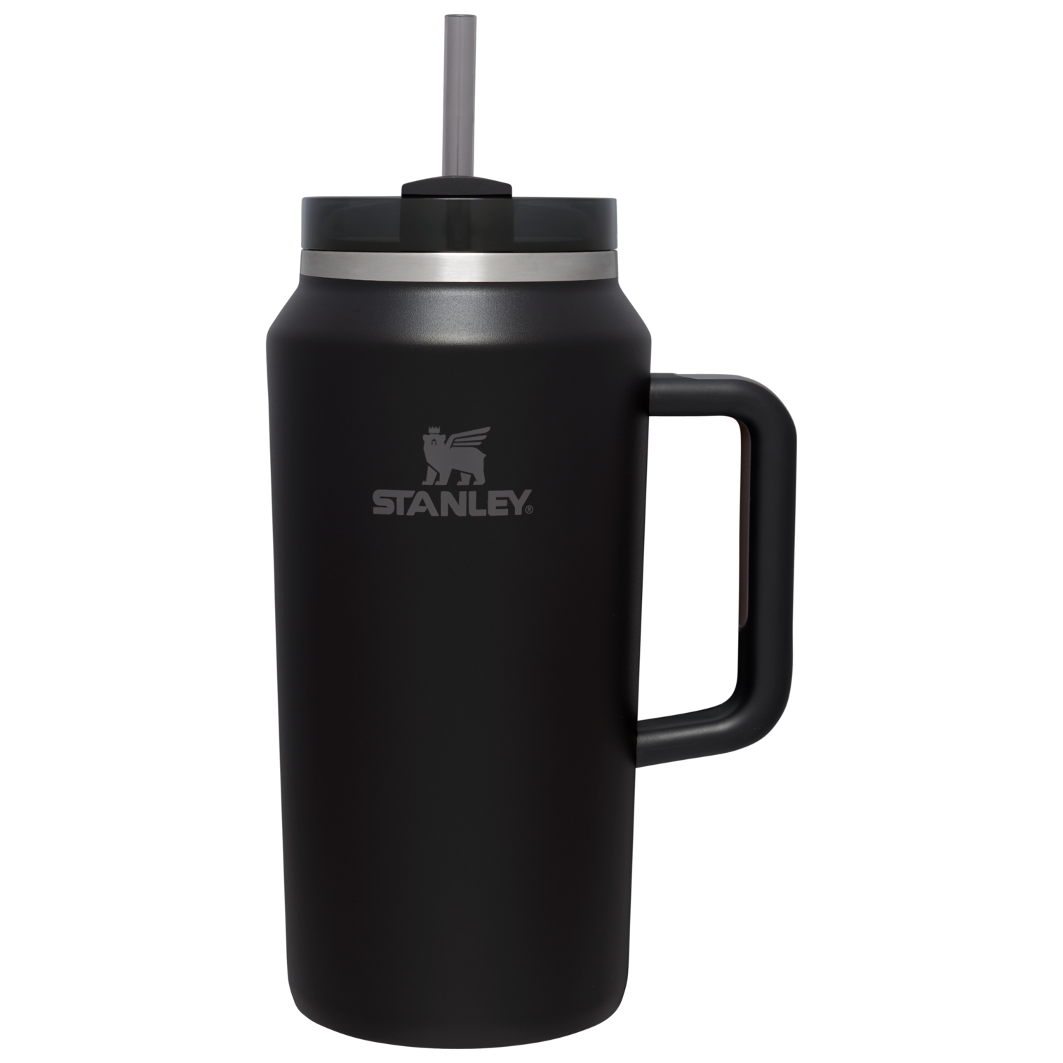 Splash-Resistant FlowState The Quencher H2.0 Flowstate Tumbler D033Q - 40oz Large Capacity Car-Cup Friendly Quencher - Black