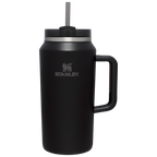 Insulated Travel The Quencher H2.0 Flowstate Tumbler D365U - Double-Wall Vacuum Insulated Travel Tumbler with Straw - Black