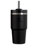 Splash-Resistant FlowState The Quencher H2.0 Flowstate Tumbler | Stanley Create D330L - FlowState 3-Position Lid Insulated Travel Mug - Black 2.0