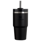 Car-Cup Friendly The Quencher H2.0 Flowstate Tumbler D030T - Double-Wall Vacuum Insulated Travel Tumbler with Straw - Black 2.0