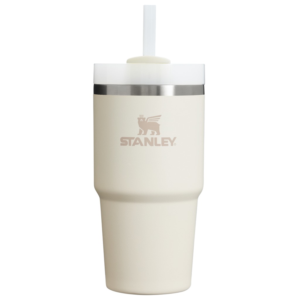 Car-Cup Friendly The Quencher H2.0 Flowstate Tumbler D030T - Double-Wall Vacuum Insulated Travel Tumbler with Straw - Cream 2.0