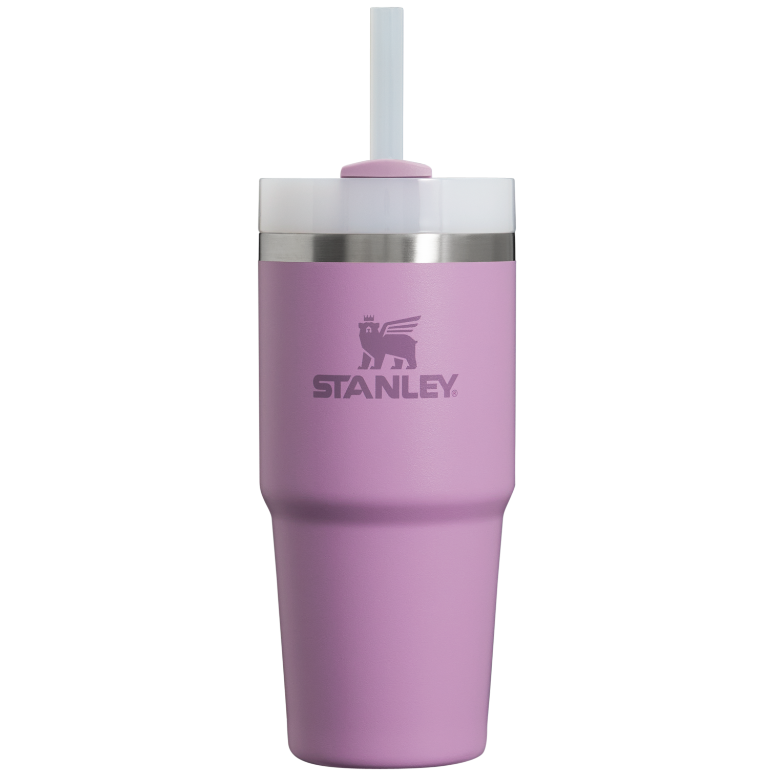 Double-Wall Vacuum The Quencher H2.0 Flowstate Tumbler  | Stanley Create D329E - Double-Wall Vacuum Insulated Travel Tumbler with Straw - Lilac