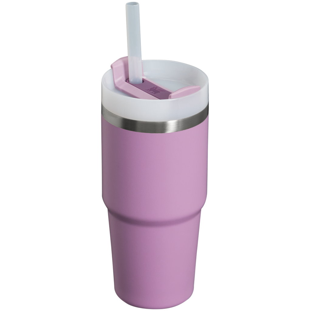 Double-Wall Vacuum The Quencher H2.0 Flowstate Tumbler  | Stanley Create D329E - Double-Wall Vacuum Insulated Travel Tumbler with Straw Detail