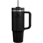 Splash-Resistant FlowState The Quencher H2.0 Flowstate Tumbler D051L - 40oz Large Capacity Car-Cup Friendly Quencher - Black 2.0