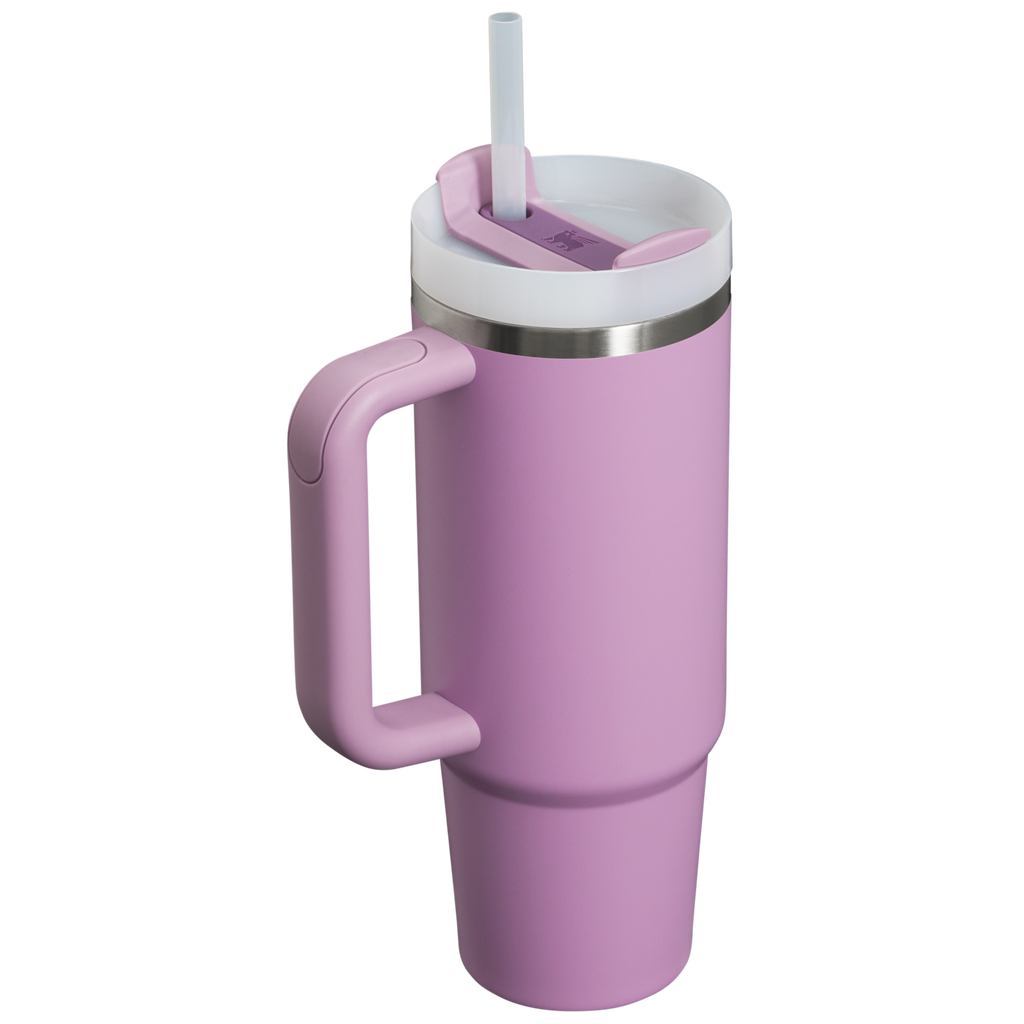 Splash-Resistant FlowState The Quencher H2.0 Flowstate Tumbler | Stanley Create D331C - FlowState 3-Position Lid Insulated Travel Mug Detail