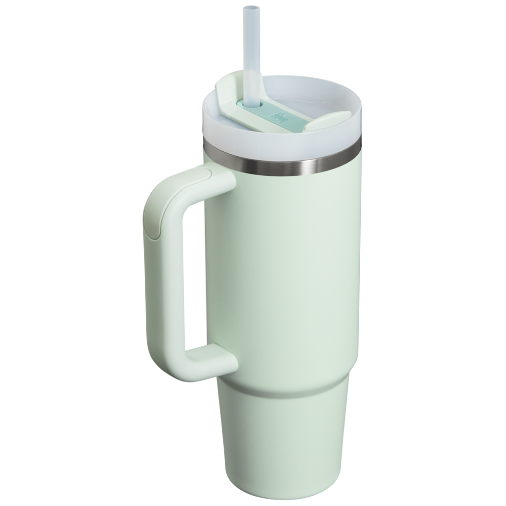 Splash-Resistant FlowState The Quencher H2.0 Flowstate Tumbler | Stanley Create D331C - FlowState 3-Position Lid Insulated Travel Mug Detail