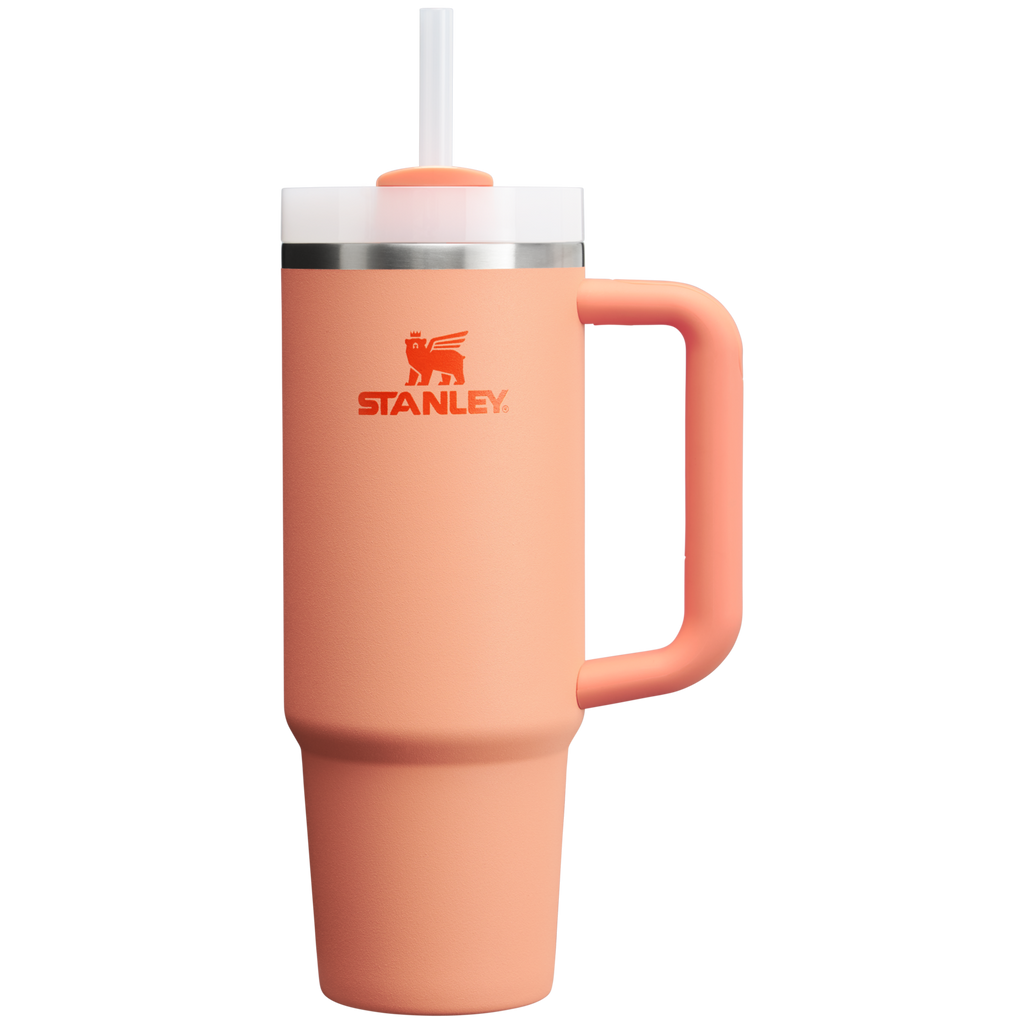 Splash-Resistant FlowState The Quencher H2.0 Flowstate Tumbler D051L - 40oz Large Capacity Car-Cup Friendly Quencher - Cream 2.0