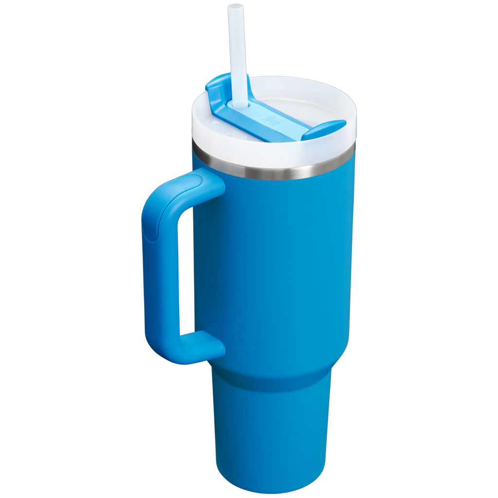 Splash-Resistant FlowState The Quencher H2.0 Flowstate Tumbler  | Stanley Create D332L - 40oz Large Capacity Car-Cup Friendly Quencher Detail