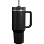 Insulated Travel The Quencher H2.0 Flowstate Tumbler D050X - Double-Wall Vacuum Insulated Travel Tumbler with Straw - Black 2.0
