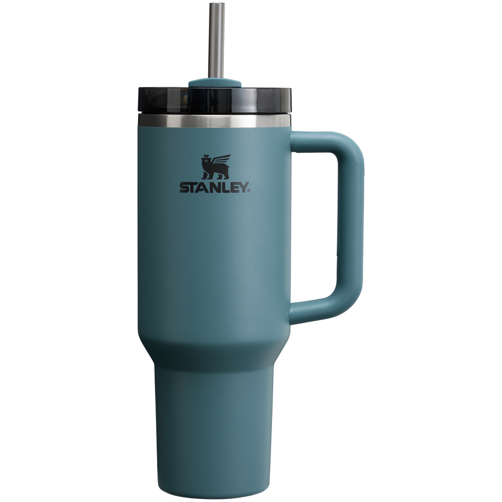 Splash-Resistant FlowState The Quencher H2.0 Flowstate Tumbler  | Stanley Create D332L - 40oz Large Capacity Car-Cup Friendly Quencher Detail