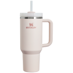 Insulated Travel The Quencher H2.0 Flowstate Tumbler D050X - Double-Wall Vacuum Insulated Travel Tumbler with Straw - Rose Quartz 2.0