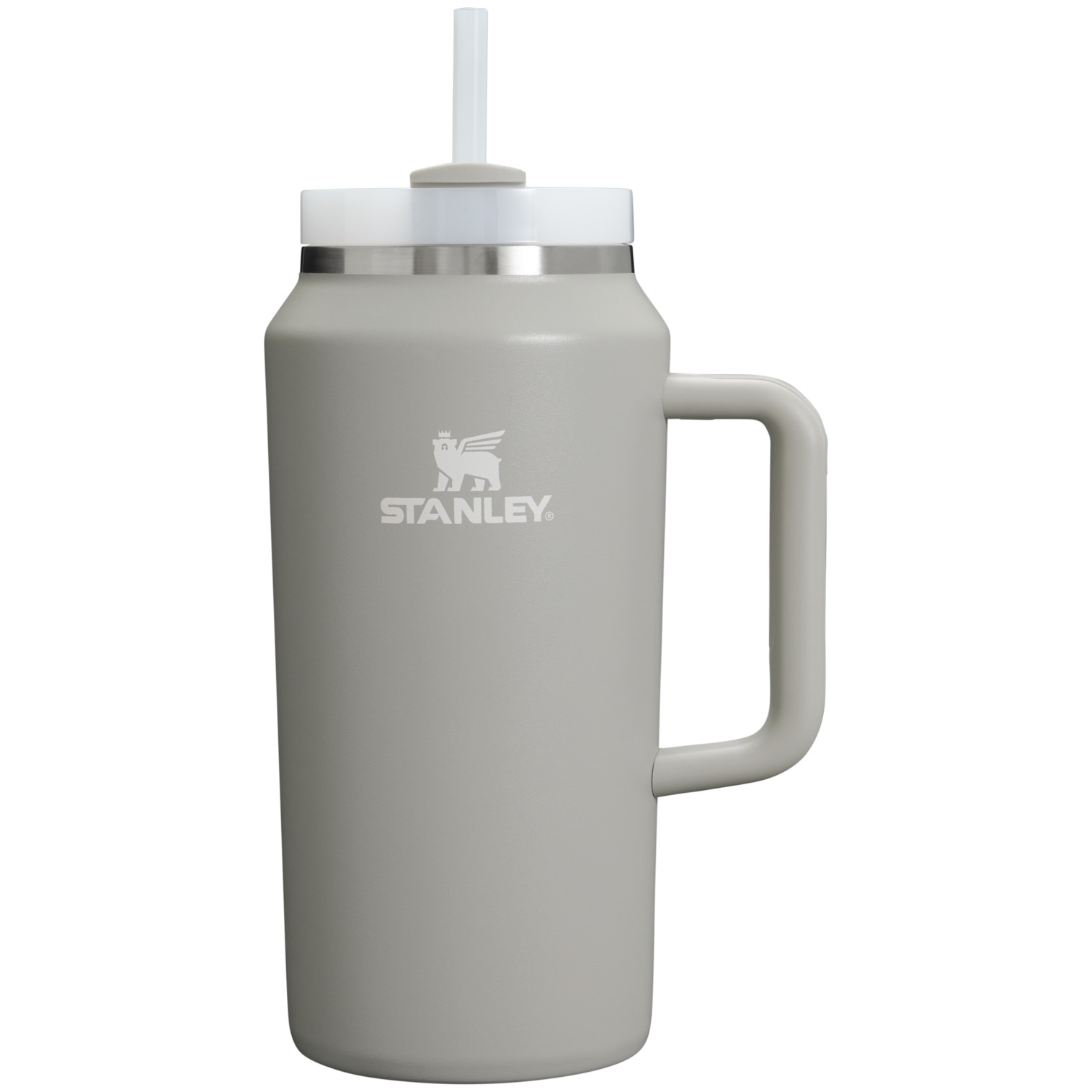 Splash-Resistant FlowState The Quencher H2.0 Flowstate Tumbler D033Q - 40oz Large Capacity Car-Cup Friendly Quencher - Ash