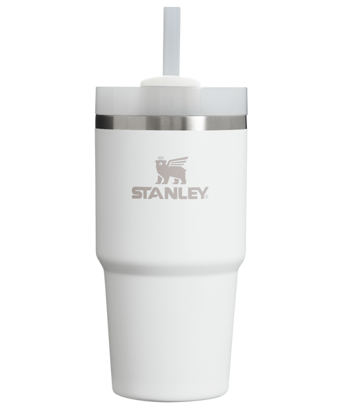 Double-Wall Vacuum The Quencher H2.0 Flowstate Tumbler  | Stanley Create D329E - Double-Wall Vacuum Insulated Travel Tumbler with Straw - Frost