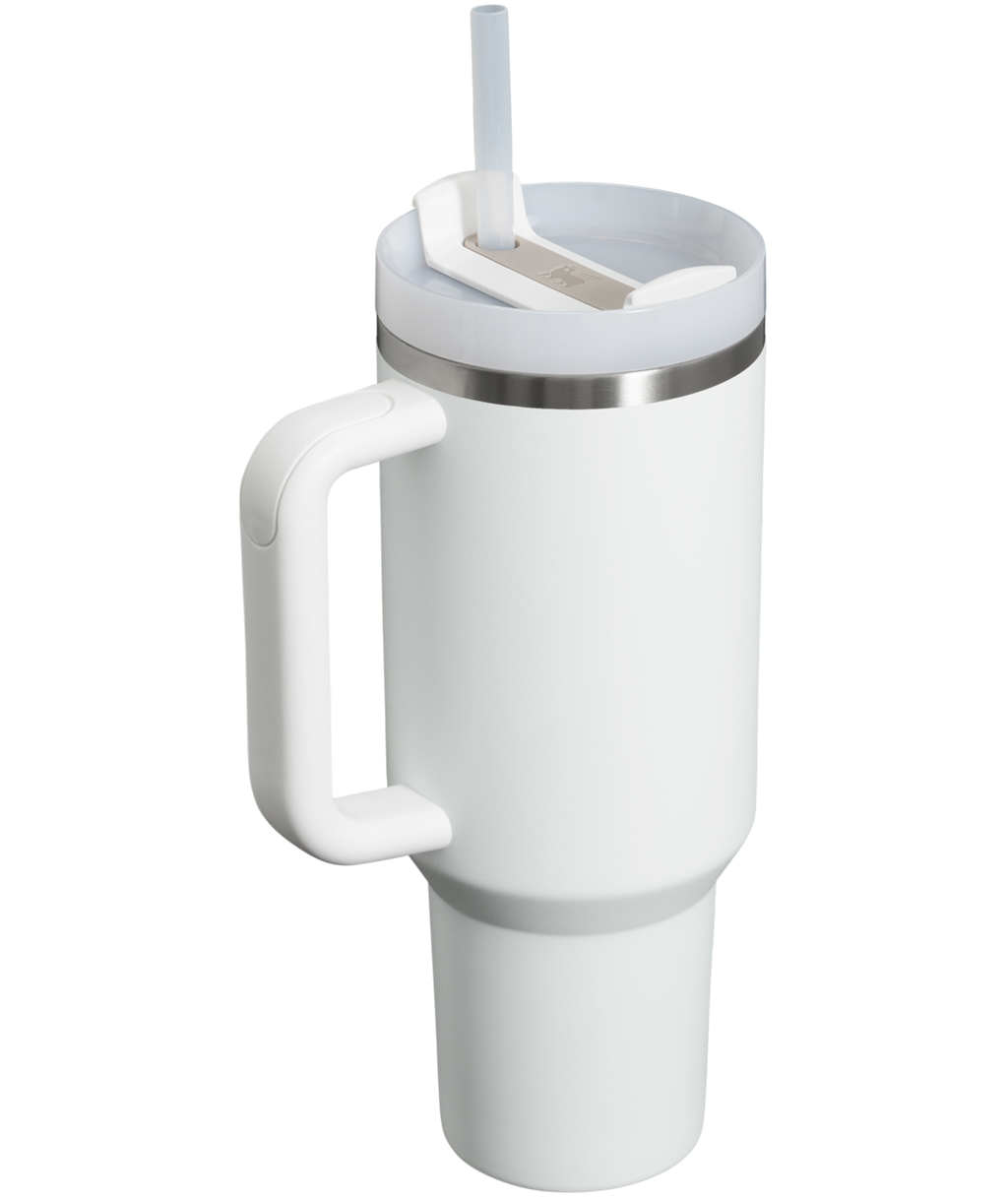 Splash-Resistant FlowState The Quencher H2.0 Flowstate Tumbler  | Stanley Create D332L - 40oz Large Capacity Car-Cup Friendly Quencher Detail