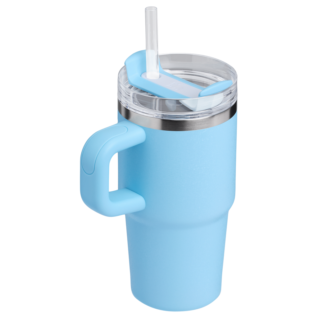Large Capacity The Quencher H2.O Flowstate Tumbler with Handle | Stanley Create D309N - FlowState 3-Position Lid Insulated Travel Mug Detail