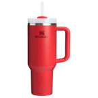 Insulated Travel The Quencher H2.0 Flowstate Tumbler D050X - Double-Wall Vacuum Insulated Travel Tumbler with Straw - Chili Red