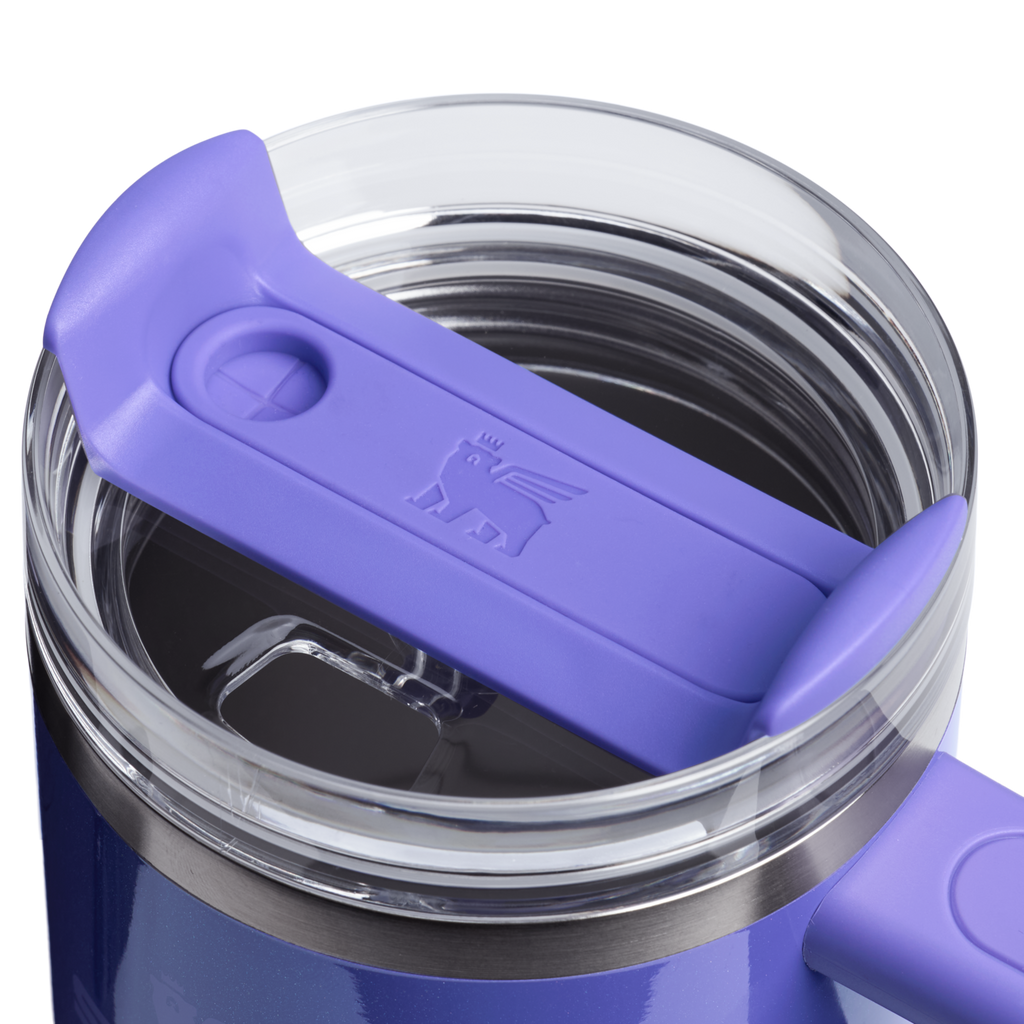 Large Capacity The Quencher H2.O Flowstate Tumbler with Handle | Stanley Create D309N - FlowState 3-Position Lid Insulated Travel Mug Detail