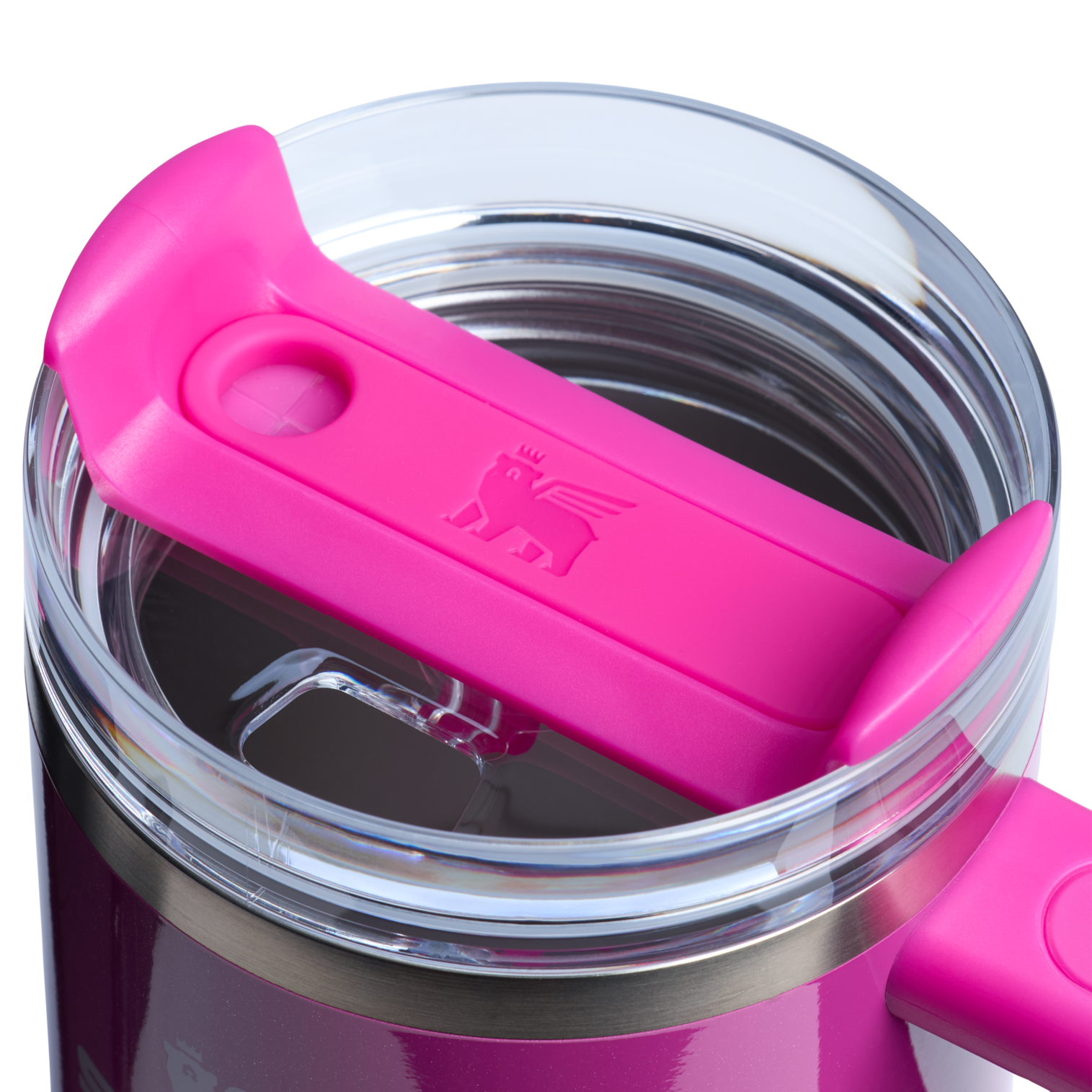 Large Capacity The Quencher H2.O Flowstate Tumbler with Handle | Stanley Create D309N - FlowState 3-Position Lid Insulated Travel Mug Detail