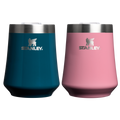 Vacuum Insulated Wine The Reserve Wine Tumbler | 2-pack D175D - Shatterproof Flavor-Preserving Cocktail Tumbler with Lid - Ponderosa Gloss/Port Shimmer