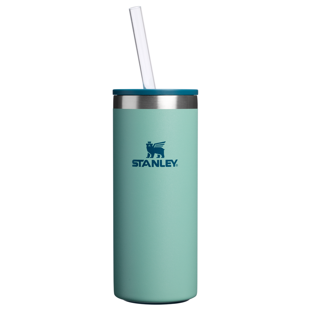Portable Mini The Everyday Slim Can Cooler Cup | Stanley Create D300G - Leak-Proof Insulated Mini Cooler Bag for Lunch - Spring Green