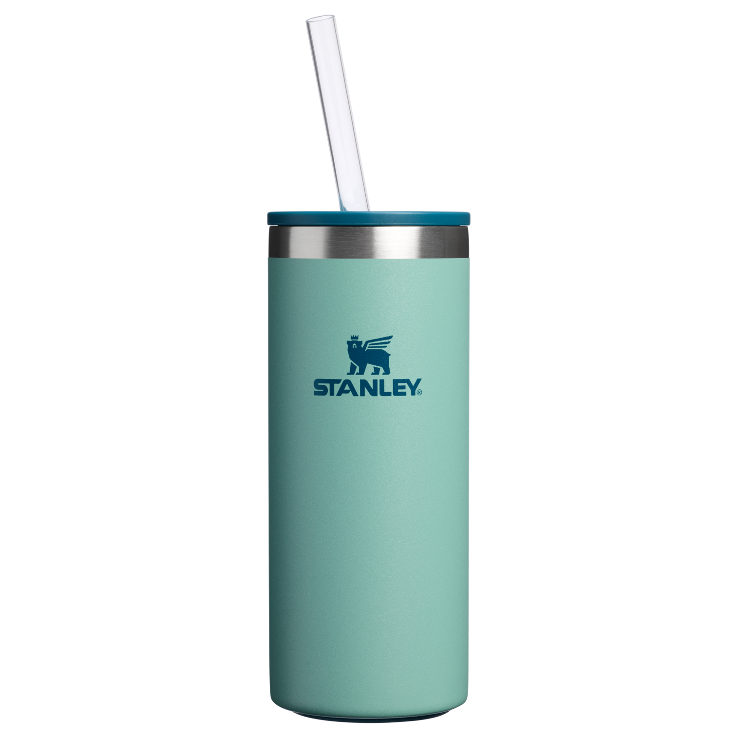Portable Mini The Everyday Slim Can Cooler Cup | Stanley Create D300G - Leak-Proof Insulated Mini Cooler Bag for Lunch - Spring Green