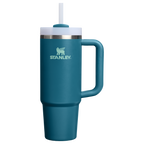 Splash-Resistant FlowState The Quencher H2.0 Flowstate Tumbler D051L - 40oz Large Capacity Car-Cup Friendly Quencher - Coastal Teal