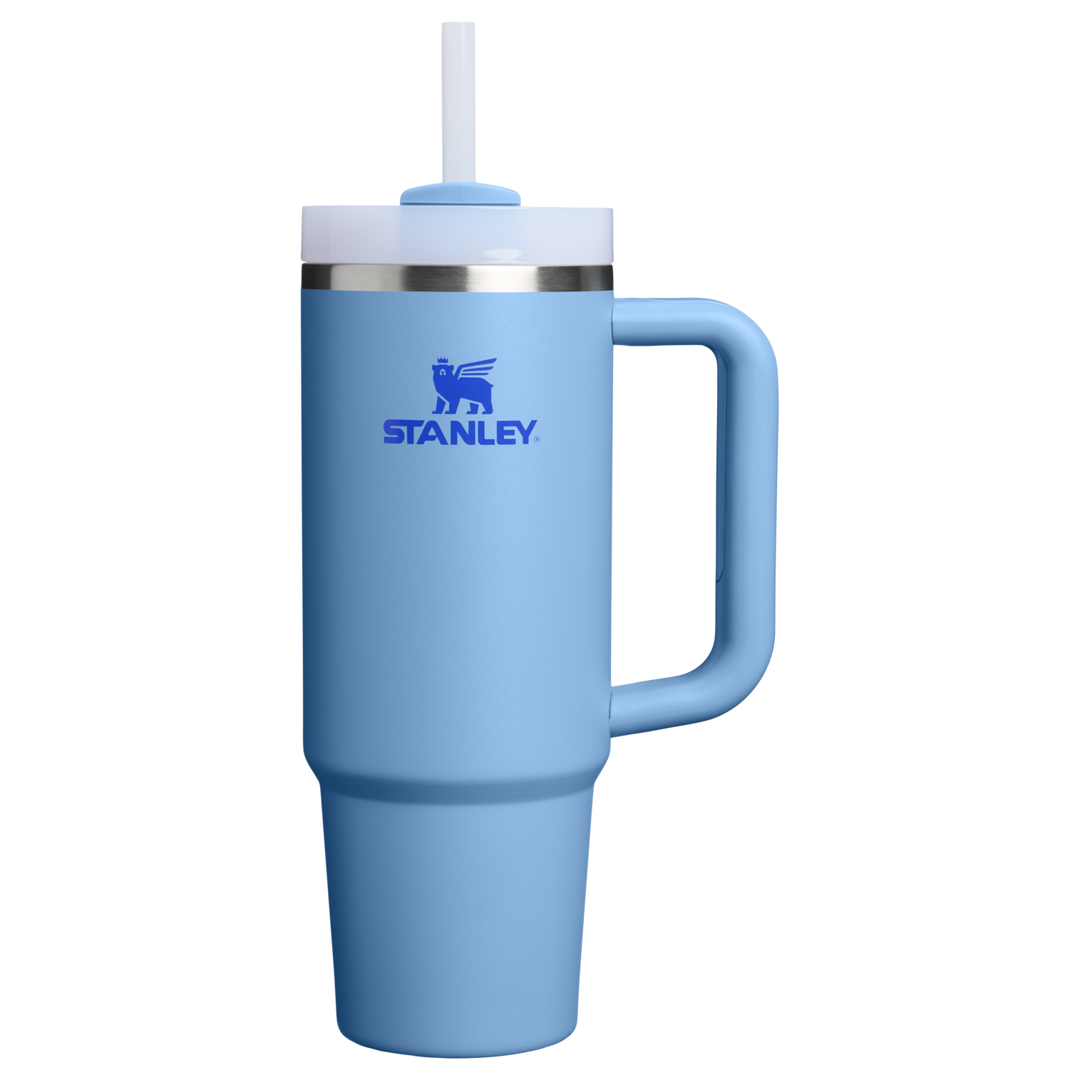 Splash-Resistant FlowState The Quencher H2.0 Flowstate Tumbler D051L - 40oz Large Capacity Car-Cup Friendly Quencher - Blue Sky