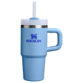 Large Capacity The Quencher H2.O Flowstate Tumbler | Stanley Create D291F - Double-Wall Vacuum Insulated Travel Tumbler with Straw - Blue Sky