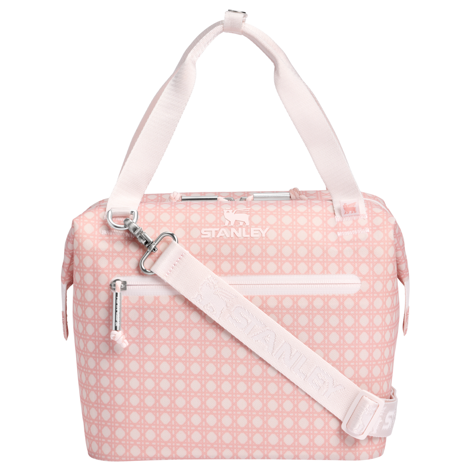 Leak-Proof Insulated The All Day Julienne Mini Cooler D349V - Heavy-Duty Ice-Retention Food & Beverage Carrier - Rose Quartz Rattan