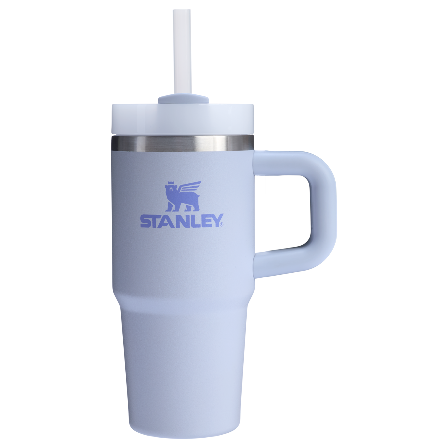 Large Capacity The Quencher H2.O Flowstate Tumbler | Stanley Create D291F - Double-Wall Vacuum Insulated Travel Tumbler with Straw Detail