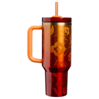 Large Capacity The Stanley 1913 x Karol G Quencher H2.0 Flowstate Tumbler D275T - Double-Wall Vacuum Insulated Travel Tumbler with Straw Detail