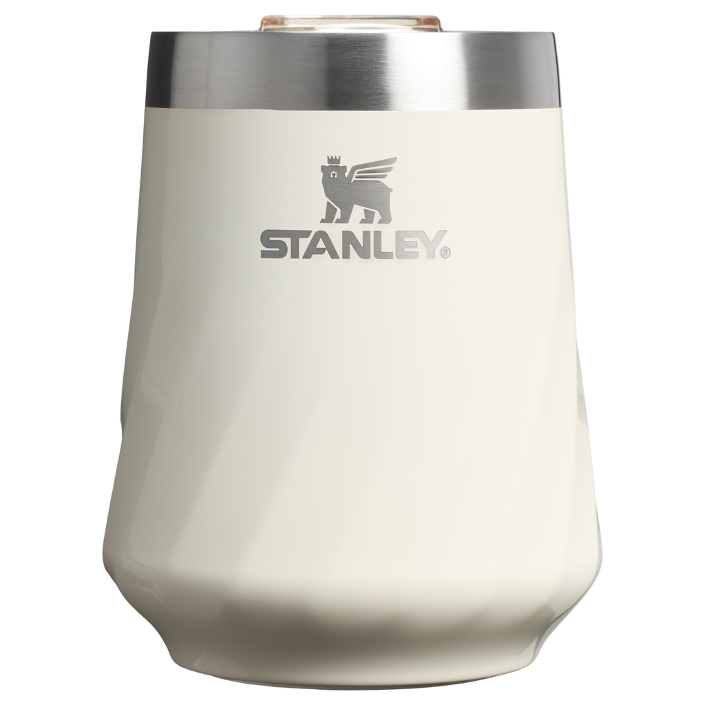 Flavor-Preserving The Textured Reserve Wine Tumbler D141Z - Reserve Collection Stainless Steel Whiskey Cup - Cream Gloss