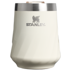 Flavor-Preserving The Textured Reserve Wine Tumbler D141Z - Reserve Collection Stainless Steel Whiskey Cup - Cream Gloss