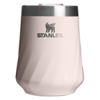 Flavor-Preserving The Textured Reserve Wine Tumbler D141Z - Reserve Collection Stainless Steel Whiskey Cup - Rose Quartz Gloss
