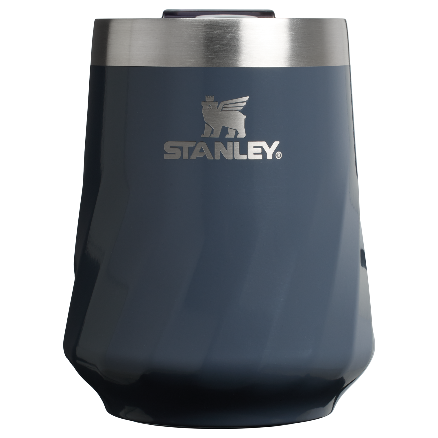 Flavor-Preserving The Textured Reserve Wine Tumbler D141Z - Reserve Collection Stainless Steel Whiskey Cup - Twilight Gloss