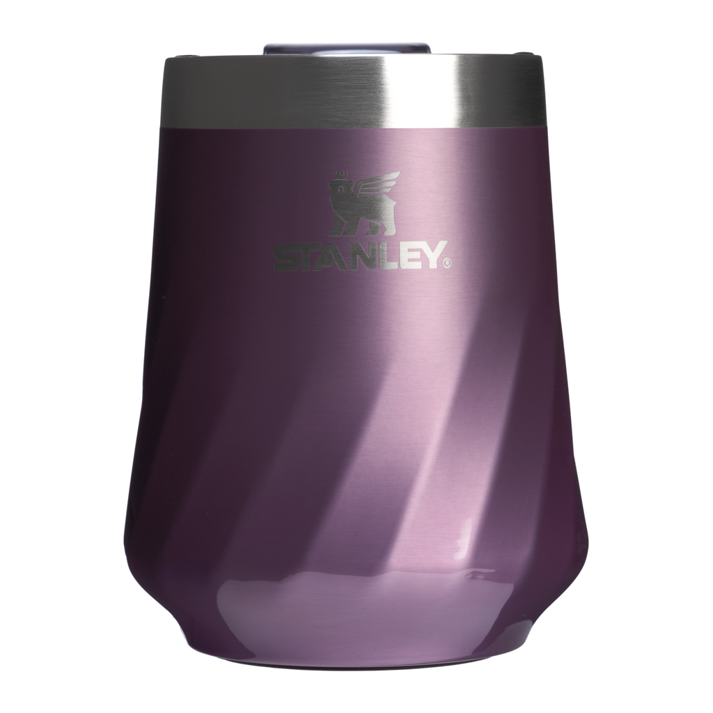 Flavor-Preserving The Textured Reserve Wine Tumbler D141Z - Reserve Collection Stainless Steel Whiskey Cup - Wisteria Shine