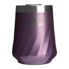 Flavor-Preserving The Textured Reserve Wine Tumbler D141Z - Reserve Collection Stainless Steel Whiskey Cup - Wisteria Shine