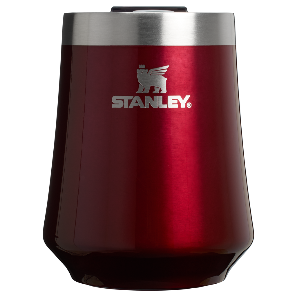 Elegant Stemless The Reserve Wine Tumbler D125V - Reserve Collection Stainless Steel Whiskey Cup - Garnet Shine
