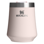 Premium Matte The Reserve Wine Tumbler | Stanley Create D302P - Elegant Stemless Vacuum Insulated Wine Tumbler - Rose Quartz Gloss