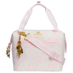 Portable Mini Stanley 1913 x LoveShackFancy Holiday All Day Julienne Mini Cooler D194V - Julienne Series Portable Picnic Chiller Tote - Coquette Bow Winter Ice