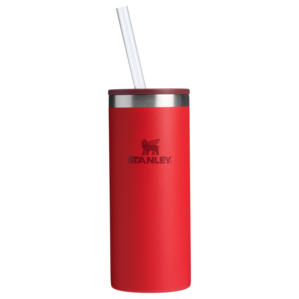 Premium All-Weather The Everyday Slim Can Cooler Cup D065Q - Leak-Proof Insulated Mini Cooler Bag for Lunch - Chili Red