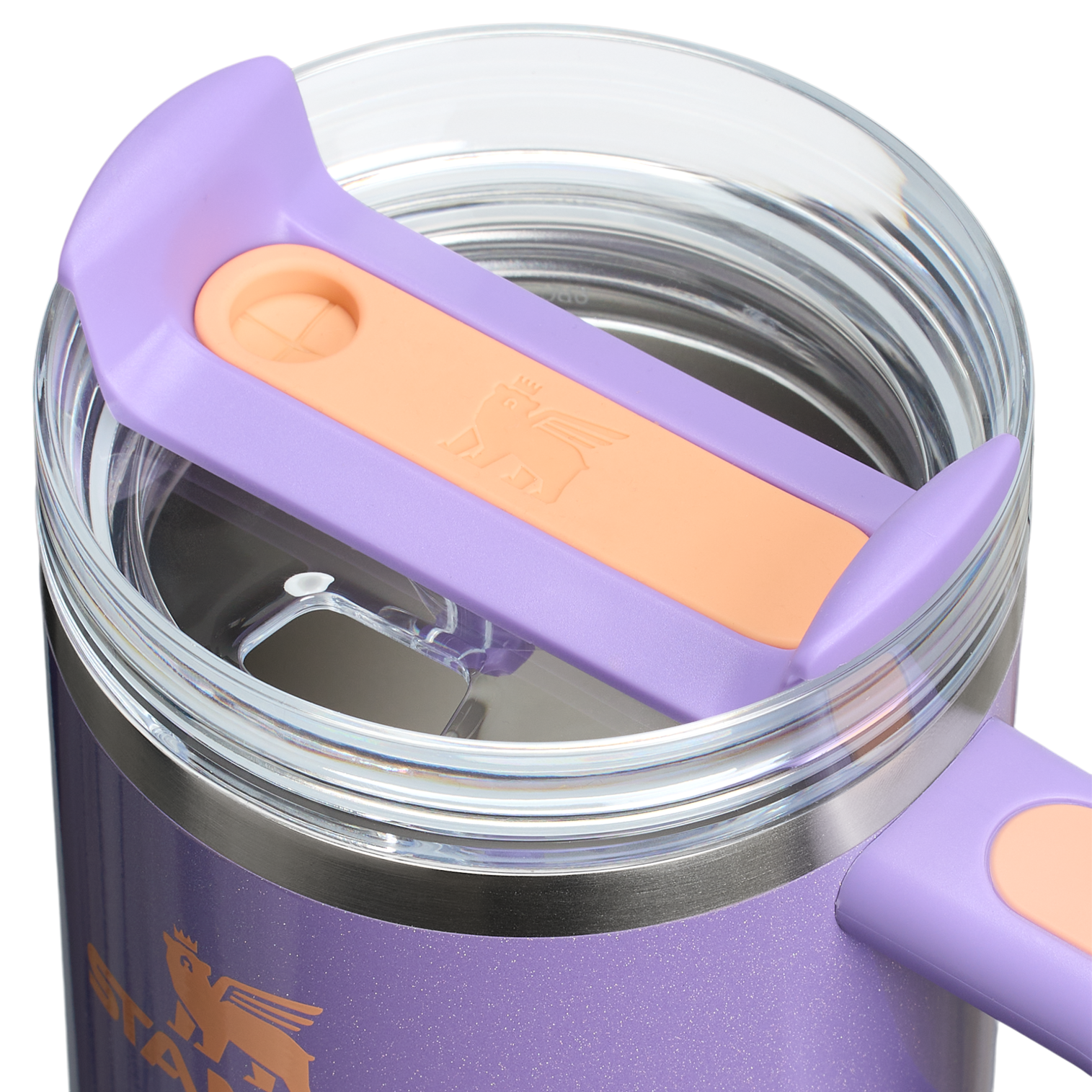 Large Capacity The Quencher H2.O Flowstate Tumbler with Handle | Stanley Create D309N - FlowState 3-Position Lid Insulated Travel Mug Detail