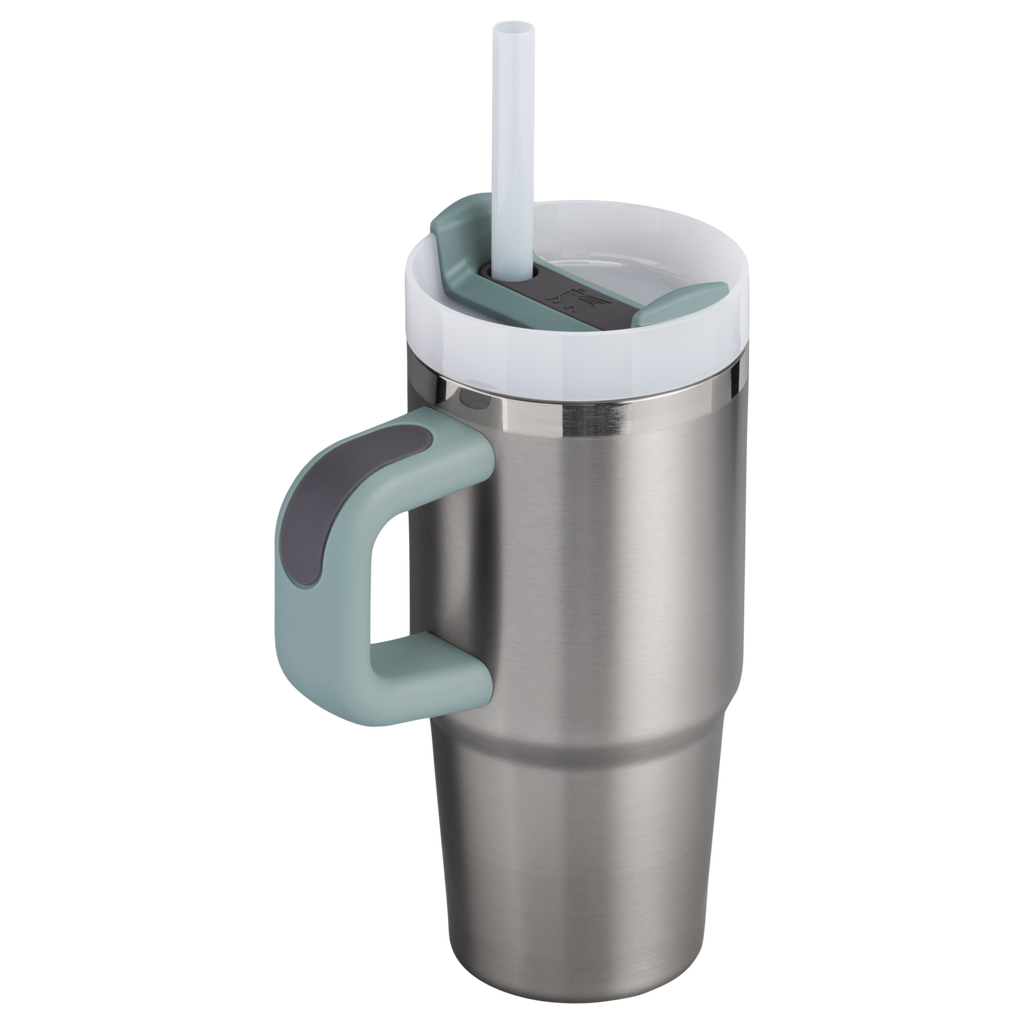 Insulated Travel The Quencher H2.O Flowstate Tumbler D068Z - Premium Stainless Steel Straw Cup for All-Day Hydration Detail