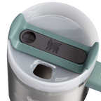 Large Capacity The Quencher H2.O Flowstate Tumbler | Stanley Create D291F - Double-Wall Vacuum Insulated Travel Tumbler with Straw Detail